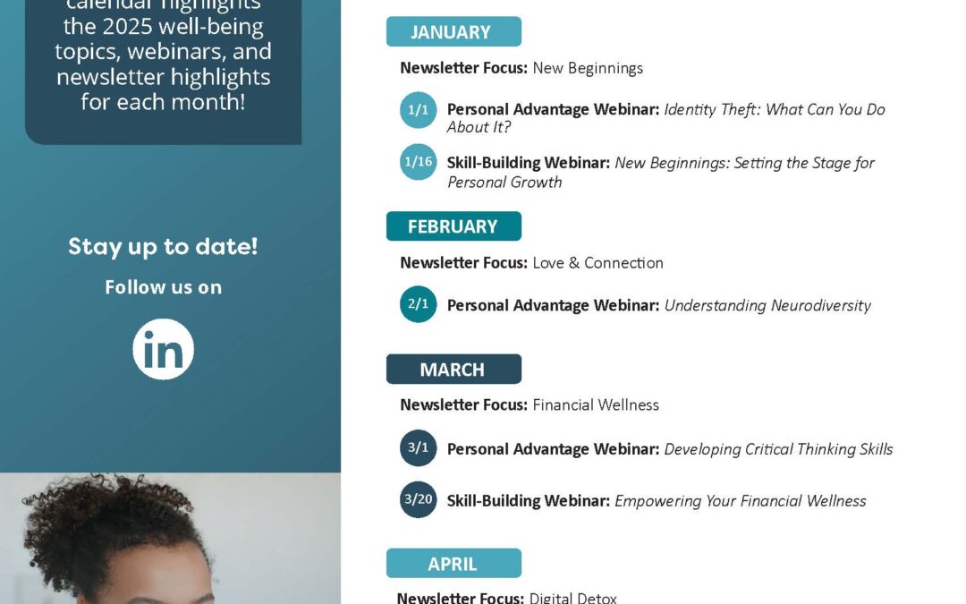 2025 Communication Calendar